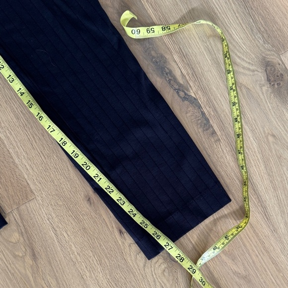 Reitmans Dark Navy Pinstripe Straight Leg Pants - Picture 6 of 8